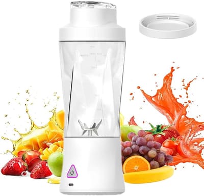 NAXSIR Sapcentrifuge- sapcentrifuges groenten en fruit- Power Blender - 700 ml - 6 Messen - 360W-Premium Tritan blendbekers - USB Oplaadbaar - Voor Smoothies En Sappen