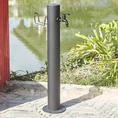 Verticale Tuinwaterkolom - Buitenwaterpunt - Tuin Bewateren - Vorstbescherming - 86 cm - Roestvrij Staal