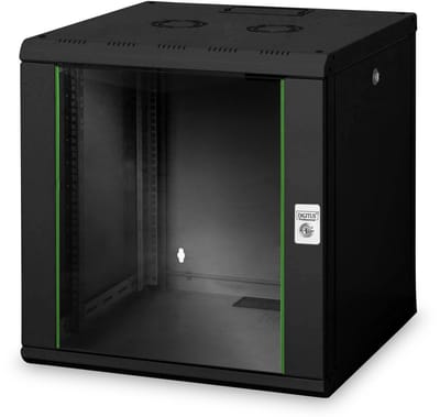 Wandrek Rack Digitus Unique Zwart 19"