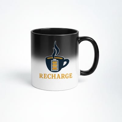Recharge Magische Mok - Koffie Energie Boost Cadeau Idee