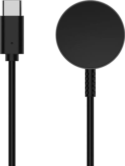 DrPhone AC11 SafeCharge - USB-C Oplader - Oplaadkabel - Geschikt voor o.a Galaxy Watch 7/Fe/65/ 5 PRO/ Watch 3/4/Active 2 - Zwart