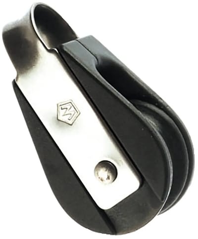 Wichard Eenvoudige Ringlagerpoelie Zilver 18 mm