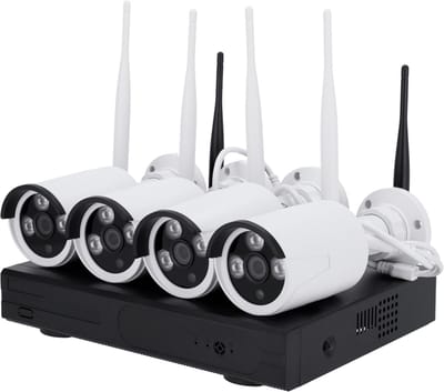 Nivian 3 MP WiFi cameraset - 20m nachtzicht - 4 camera's - NV830