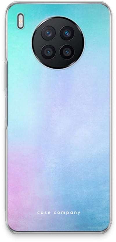 Case Company® - Hoesje geschikt voor Huawei Nova 8i hoesje - Mist pastel - Soft Cover Telefoonhoesje - Bescherming aan alle Kanten en Schermrand