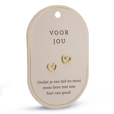 Oorbellen - Goud - Voor jou