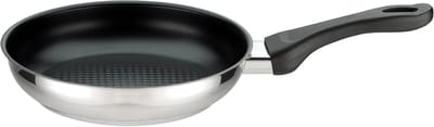 Ronde RVS Koekenpan met Keramische Coating en Inductiebodem