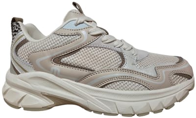 Maruti Novi Leather beige sneakers