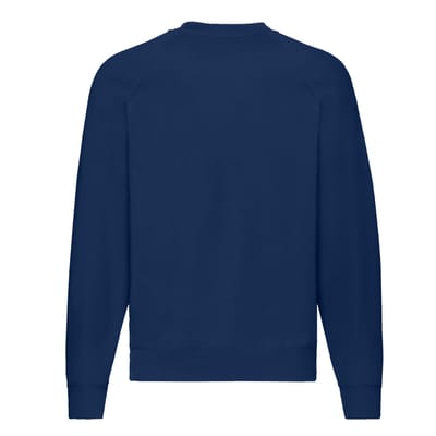 Fruit of the Loom Heren Klassiek Raglan Sweatshirt (Marine)