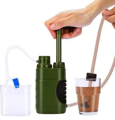 VIN® Waterzuiveringsapparaat - Draagbare Waterfilter Kan 5000 l Filteren - Waterzuiveringssysteem Outdoor Met Opbergtas - Waterzuiveraar Drinkwater - Handig Voor Camperen