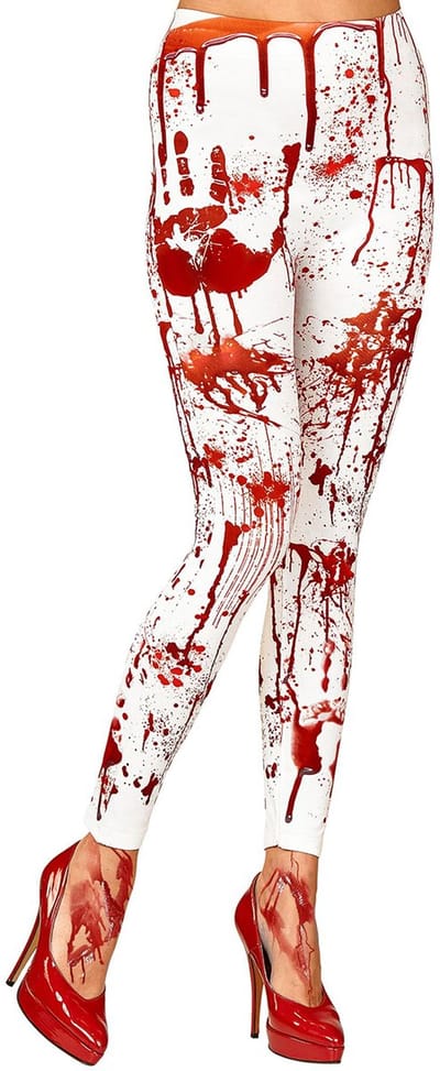 Legging met bloed halloween