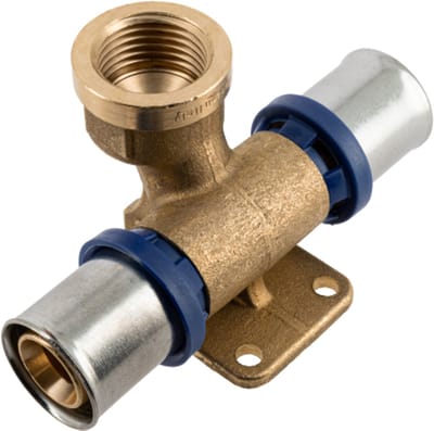 BONFIX pers Muurplaat dubbel recht 20x1/2x20 2001413
