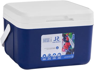 Draagbare Koelbox - Voedsel Garde - Outdoor Avonturen - Food Grade Materiaal - 5 Liter - Blauw