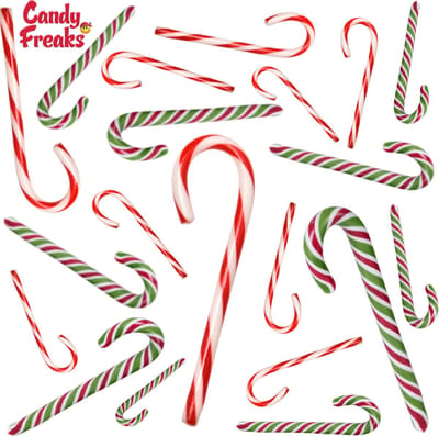 Candy Freaks Zuurstokken - 20 stuks - Mix - Candy cane - Kerst - Zuurstok - Kerstdecoratie