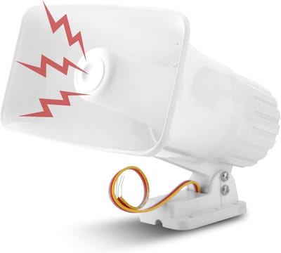 150dB Elektronische Alarm Sirene voor Binnen en Buiten - Veiligheidssysteem