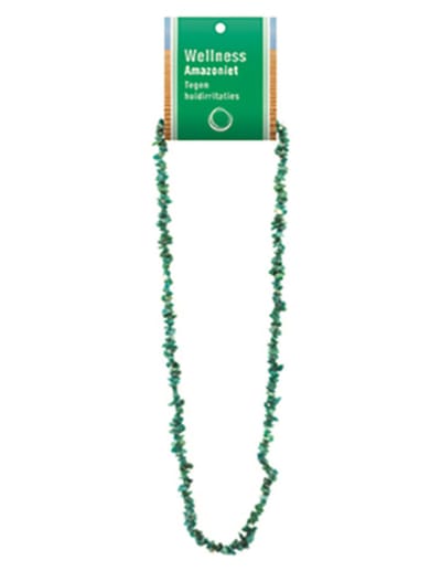 Amazoniet splitketting + kaart