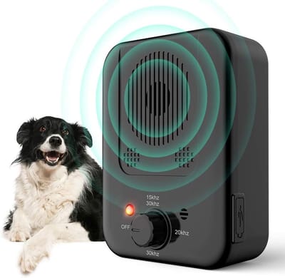 Anti-condens-middel voor honden, 3 frequenties, anti-condensmiddel met fluitje, 10 meter, ultrasoon, afschrikmiddel voor honden, oplaadbaar, stopt blaffen binnen en buiten