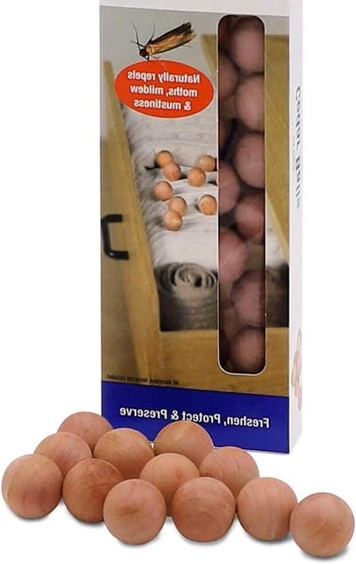Ceder Houten Ballen - Kleding Beschermers - Kleding Beschermen - 100% Natuurlijk - 12 Stuks - Houtkleur