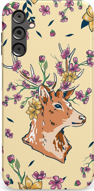 Casetastic Hoesje Geschikt voor Samsung A14 (5G/4G) - Stijlvolle Beschermende Duo-layer Case - Woudwonder