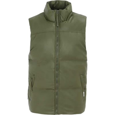 Firetrap Herenvest met PU-vulling (Leger Groen)