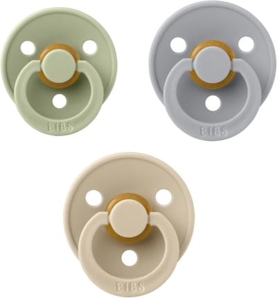 Bibs fopspeen 6-18 maand set 3 stuks Cloud,Vanilla en Sage maat 2