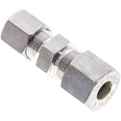 8S & 10S RVS Rechte Knelfitting 450bar ISO 8434-1