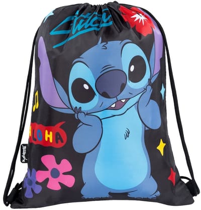 Disney Stitch - Gymtas / zwemtas - Stitch Aloha Black