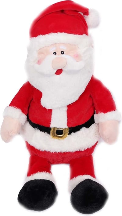 PIA Soft Toys - Pluche Knuffeldier Kerstknuffel - Kerstman 40 cm