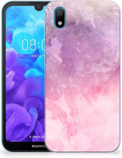 Hoesje maken Huawei Y5 (2019) Pink Purple Paint