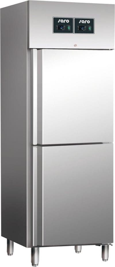 Koelvriescombinatie | RVS | 2x 129 liter | Saro | GN60DTV | 323-1220