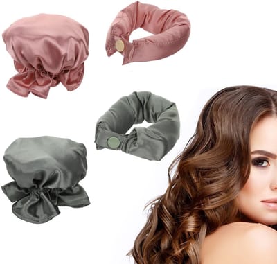 Allecto - Haar Krullers - Heatless Satin Curlers - 4 Stuks voor Mooi en Gezond Krullend Haar - Geen Hitte Beschadiging - Ideaal voor Thuisgebruik