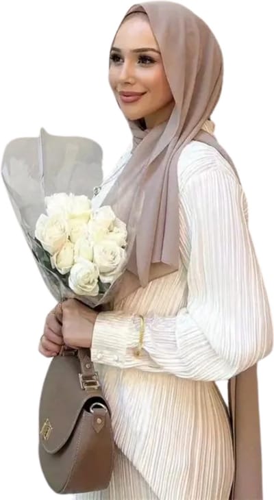 Bovista Hoofddoek - Hijab - Dames - Abaya - Sjaal - Islamitische Kleding - Moslim Kleding - Alhamdulillah - Beige