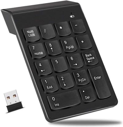 Numeriek toetsenbord draadloos - draadloze numpad - wireless / Bluetooth number pad