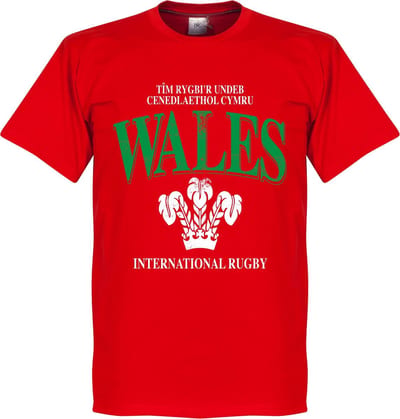 Wales Rugby T-Shirt - Rood - M