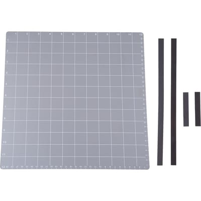 Plaque Métallique de Découpe Adaptée aux Matrices de Gaufrettes Fines 12x12 pouces Plaque en Acier Inoxydable avec 2 pièces multicolore