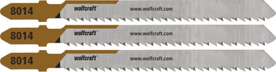 wolfcraft - Multiplex Decoupeerzaagbladen - 50mm - Fijne snede - T-schacht – Decoupeerzaag Hout - 8014000