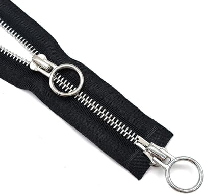 Diverse 2-Weg Rits 80 cm voor Jassen, Tassen en Tent, Ideaal voor DIY Naaiprojecten en Ambachten (Zwart)