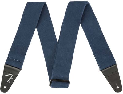 Fender Supersoft Gitaarband – Blauw – 2" – Verstelbaar