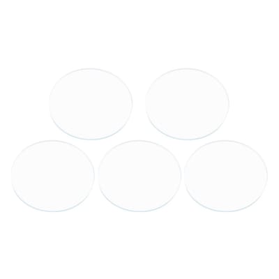Dailygoods- Horlogeglas 5PCS - 37/38/39MM - Plat - Vervangende Onderdelen - Krasbestendig - Hoge Transparantie - Horlogelens