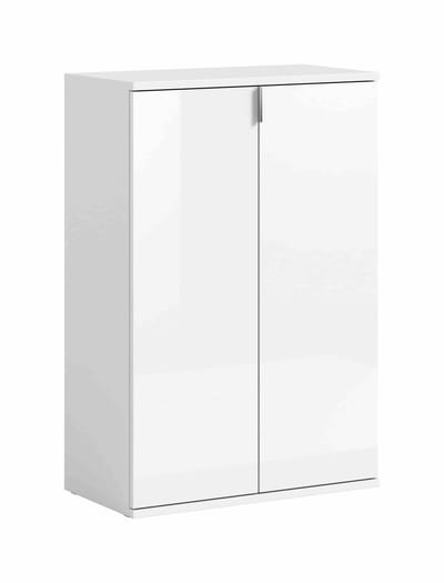 Projektx schoenenkast 2 deuren wit - 61cm x 99cm x 34cm