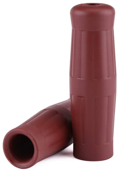 Dailygoods- Handvatten Antislip - Vintage Motor - Rubber - 7/8 Inch - 22 mm - Paar - Motorhandgrepen