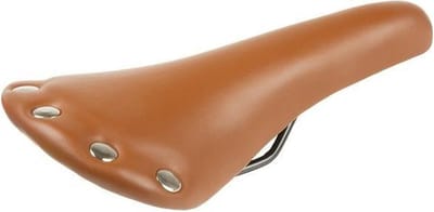 M-Wave Comfortabel fietszadel - Imitatieleer - 278 x 153 mm - Bruin