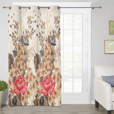 Boho Abstracte Bloemen Geometrische Raamgordijnen voor Woonkamer Luxe Slaapkamer Gordijn Keuken Jaloezieën Drapes Gordijnen 135W x 60H(cm) x1