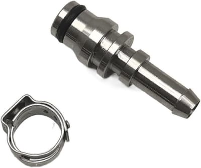 Slang Connector Steel - Reserve Onderdeel - Tapijt Reinigen - Roestvrij Staal - 1 Pack - Zilver