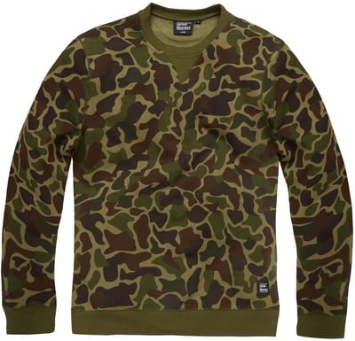 Vintage Industries Sweatshirt Greeley met ronde hals, Ad Camo