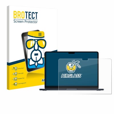 Screenprotector voor Apple MacBook Air 13" M4 2025 / M5 2026 Beschermglas transparant