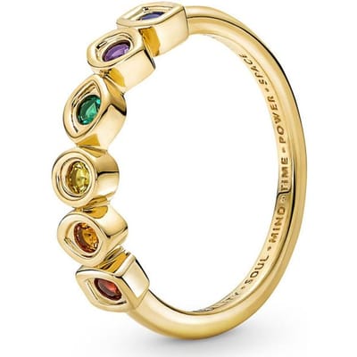 925 Sterling Zilveren Ring Vlinder Infinity Stenen Perzikbloesem Logo Stapelbare Drievoudige Band Ring Voor Vrouwen Cadeau Mode Sieraden 6 beige