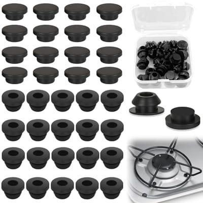 Siliconen rubberen afsluitdoppen - 36 stuks