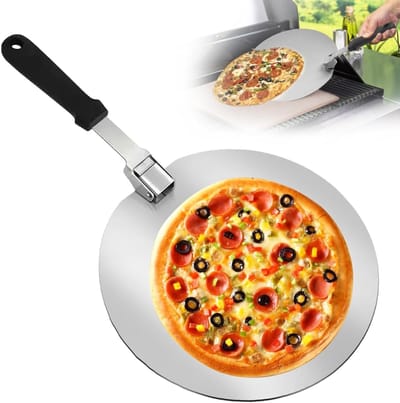 Dailygoods- Pizzaschep 30 cm - Ronde Pizzaschep - Roestvrij Staal