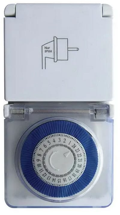 Time-It Tijdschakelaar - Schakelklok Digitaal - Instelbaar 24 uur - Maximaal 3680 Watt - Buiten