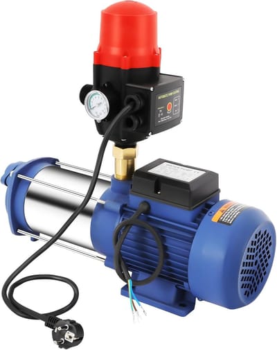 Centrifugaalpomp - Huiswaterpomp - Tuinberegening - Zelfaanzuigend - 100m Opvoerhoogte - Blauw